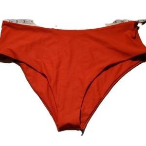 Swimsuit bikini bottom size 2XL orange swim beach Women's xxl brig…